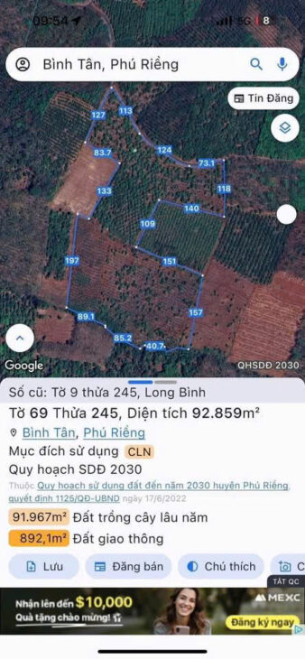 CHÍNH CHỦ CẦN BÁN ĐẤT MẶT TIỀN ĐT741 XÃ ĐỒNG TÂM – ĐỒNG PHÚ – BÌNH PHƯỚC