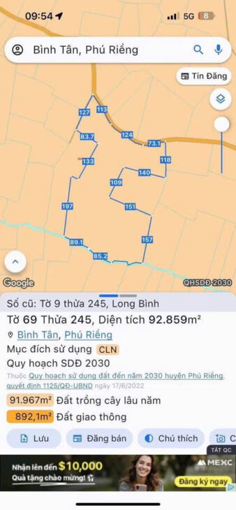 CHÍNH CHỦ CẦN BÁN ĐẤT MẶT TIỀN ĐT741 XÃ ĐỒNG TÂM – ĐỒNG PHÚ – BÌNH PHƯỚC