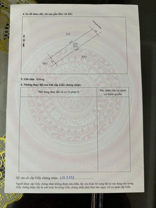 CHÍNH CHỦ CẦN BÁN LÔ ĐẤT ĐẸP – PHƯỜNG MINH NÔNG, TP VIỆT TRÌ, PHÚ THỌ