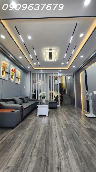 BÁN NHÀ MẶT TIỀN HẼM XE HƠI – HUỲNH TẤN PHÁT TT NHÀ BÈ