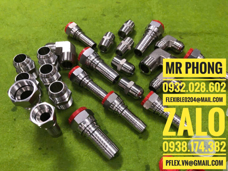 đầu ren côn lõm inox bấm ống thủy lực-đầu ren côn lõm inox bấm ống tuy ô thủy lực