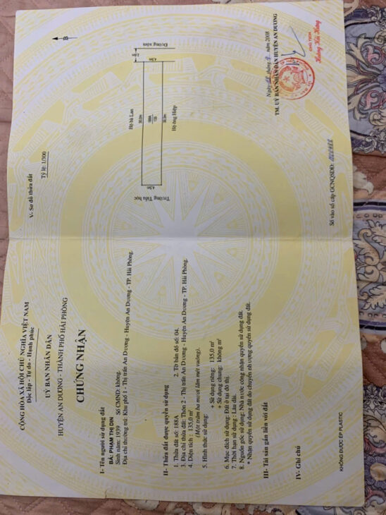 HÀNG HIẾM 270m2 mặt trục tổ 7 ngay công viên An Dương, Hải Phòng