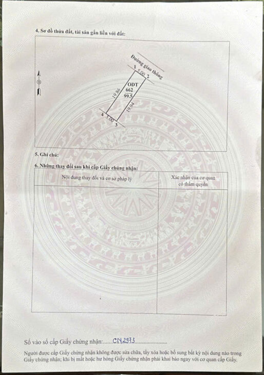 CHÍNH CHỦ CẦN BÁN Ô ĐẤT ĐẸP TẠI LÂM THAO – PHÚ THỌ