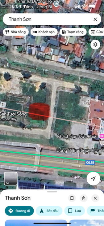 CHÍNH CHỦ BÁN LÔ ĐẤT ĐẸP TRUNG TÂM PHƯỜNG THANH SƠN – TP. UÔNG BÍ, QUẢNG NINH