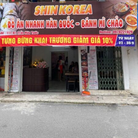 CHÍNH CHỦ CẦN SANG Nhượng CỬA HÀNG ĂN NHANH Hàn Quốc 111-B1 Trần Hữu Tước P.Nam Đồng, Đống Đa, Hà