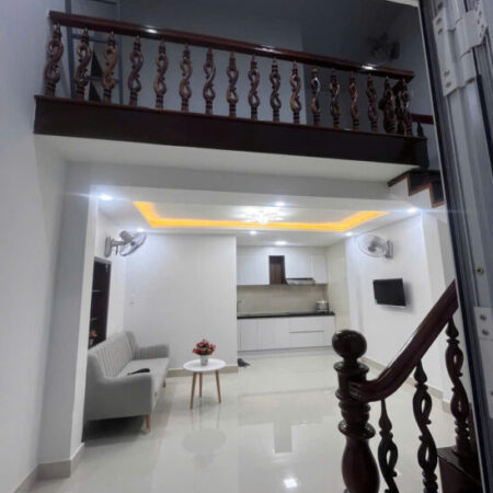 # Nhà sát MT 20m ra Lê Độ kiệt thẳng thông, 38m2, gác lửng, 2.75 tỷ