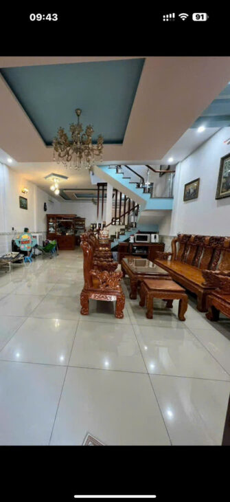 Bán nhà 1 lầu trệt thiết kế đẹp-Bửu Hòa cũ-0909808615