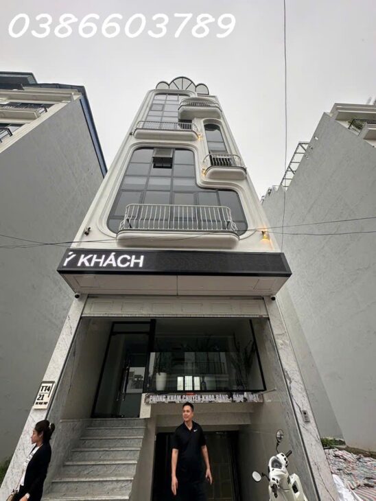 BÁN TOÀ VĂN PHÒNG 8 TẦNG – 60M² – MẶT TIỀN 5M – KHU TĐC NGỌC THỤY (TT4-21) – LONG BIÊN – GIÁ 3X TỶ