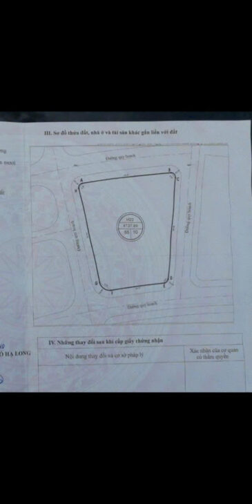 CƠ HỘI VÀNG ĐẦU TƯ – BÁN LÔ ĐẤT HƠN 4.000M2, VỊ TRÍ TRUNG TÂM HẠ LONG