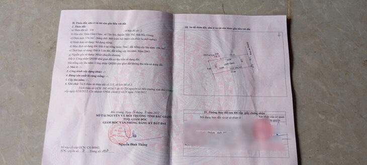 BÁN 2 LÔ ĐẤT ĐẸP – GIÁ MỀM TẠI TÂN SỎI, YÊN THẾ, BẮC GIANG