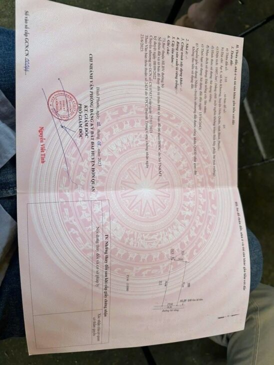 BÁN ĐẤT 1 SÀO – MẶT TIỀN 18M – LÊN ĐƯỢC THỔ CƯ – VIEW HỒ An Khương