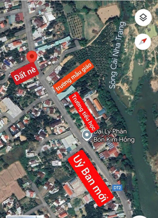 BÁN LÔ ĐẤT MẶT TIỀN ĐƯỜNG NHỰA TL2 DIÊN THỌ, DIÊN KHÁNH.