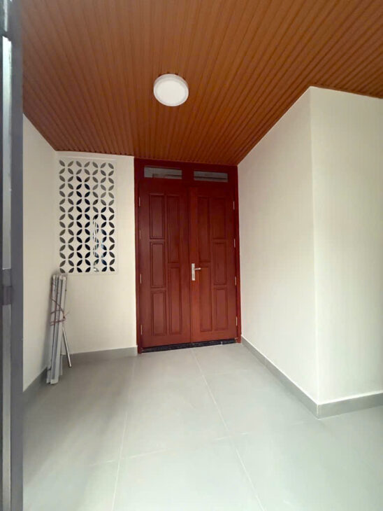 NHÀ GÓC 2 MẶT HẺM 6M XE HƠI QUAY ĐẦU – 9 ty 6