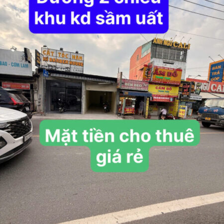 MẶT TIỀN HÀ HUY GIÁP CHO THUÊ, NGAY CAO ĐẲNG ĐIỆN LỰC, KINH DOANH SẦM UẤT