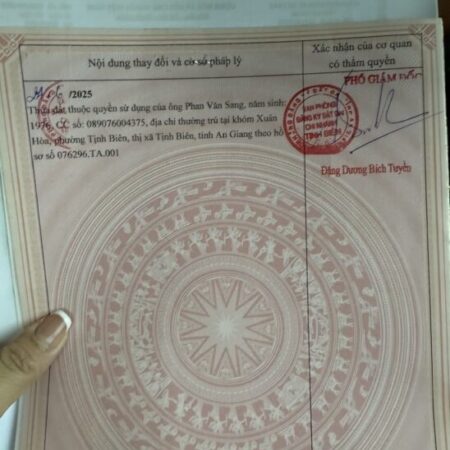 Bán nhà và đất tại QL91 thị xã Tịnh Biên, phường Tịnh Biên, An Giang