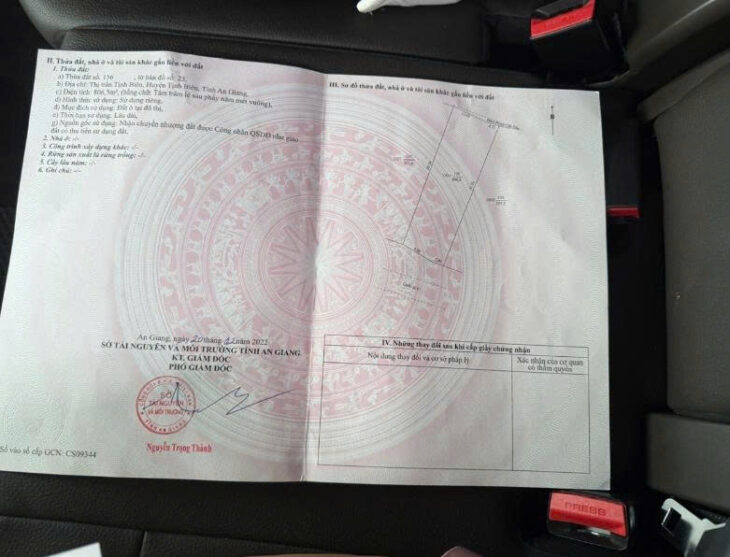 Bán nhà và đất tại QL91 thị xã Tịnh Biên, phường Tịnh Biên, An Giang