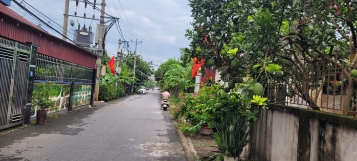 Lô đất đẹp đầu làng Đại Bản 100m2 – mặt tiền rộng 8.6m, nở hậu 9m – giá 5 tỷ