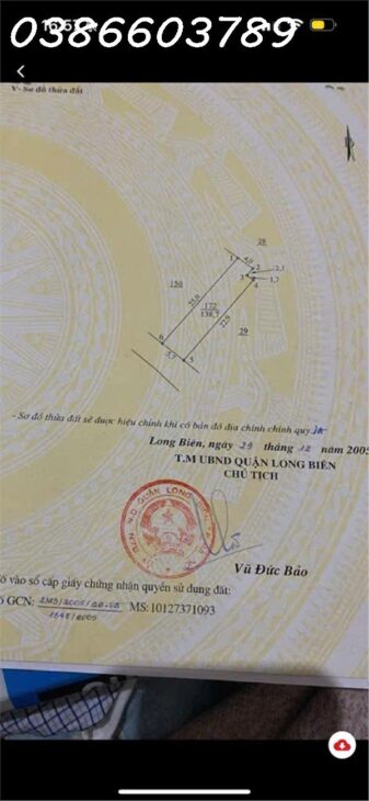 139m² – Ngõ 264 Ngọc Thụy – Mặt tiền 5.7m – Đất đẹp xây Building – Ô tô tránh – Giá 28 tỷ