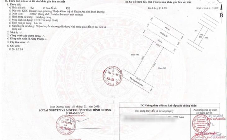 Sở Hữu Ngay Lô Đất MẶT TIỀN Phường Thuận Giao, Thuận An, Bình Dương