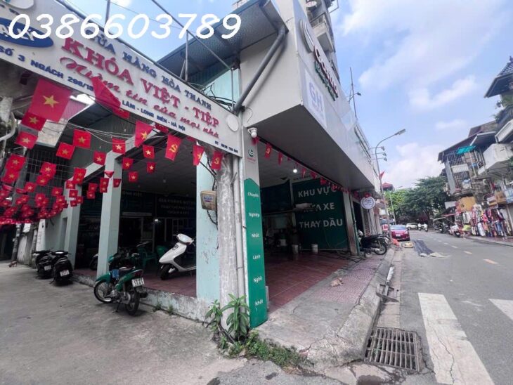 LÔ GÓC – MẶT NGÕ LỚN CÓ VỈA HÈ – 206m² – NGÕ 298 NGỌC LÂM – 2 MẶT THOÁNG