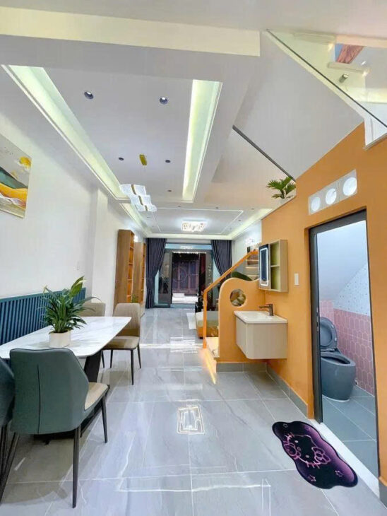 NHÀ MỚI 2 TẦNG – DT 56M2 – XE HƠI NGỦ TRONG NHÀ – SÁT AEON TÂN PHÚ – NHỈNH 5TỶ