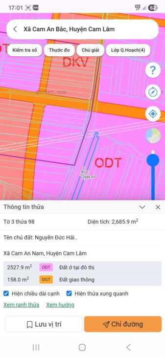 ĐẦU TƯ SINH LỜI – Chính Chủ Cần Bán Lô Đất Xã Cam An Bắc, Cam Lâm, Khánh Hòa