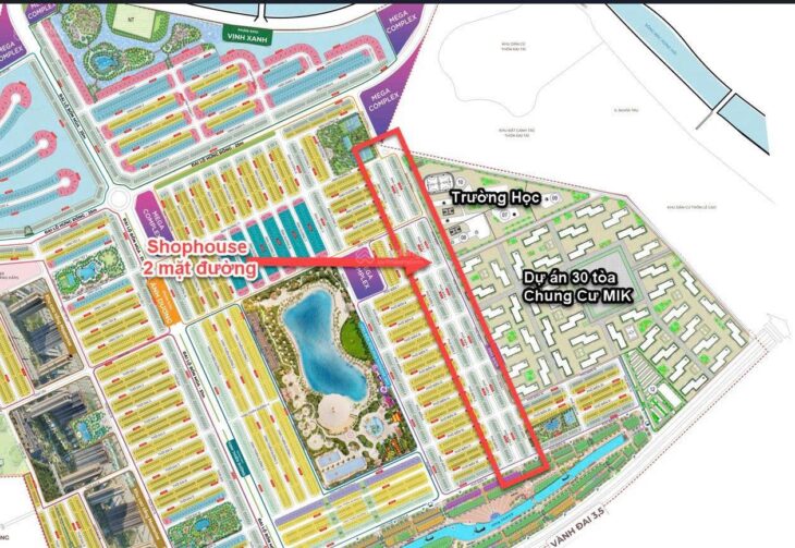 Căn shophouse 2 mặt tiền sát chung cư đơn giá tốt nhất ocp3: chỉ 123,7 triệu/m