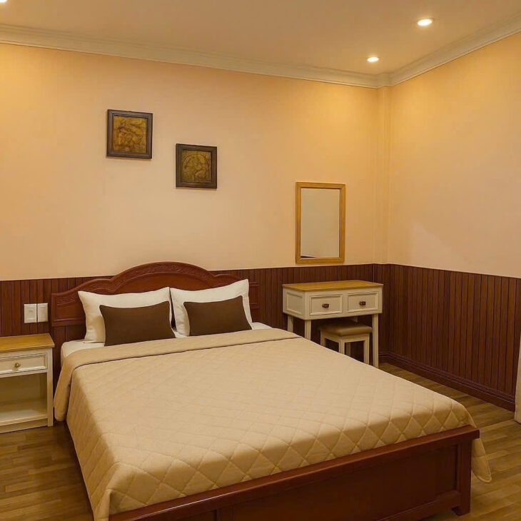 Cho thuê nhà nguyên căn 3 phòng ngủ đầy đủ nội thất đường ô tô Nguyễn Trung Trực phường 4 Đà Lạt