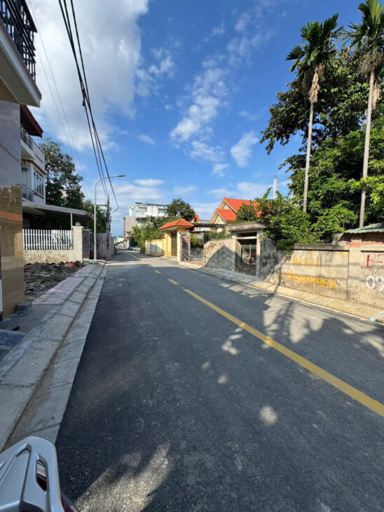 Mặt trục chính đường Văn Cú 2, An Đồng, đường mới trải nhựa thông rộng 7m