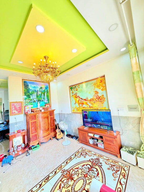 Nhà Xe Hơi Ngủ Trong Nhà DT 144m² (7.4×19.5m) Nở Hậu 8.5m , Đoàn Nguyễn Tuấn, Hưng Long, 0908074771