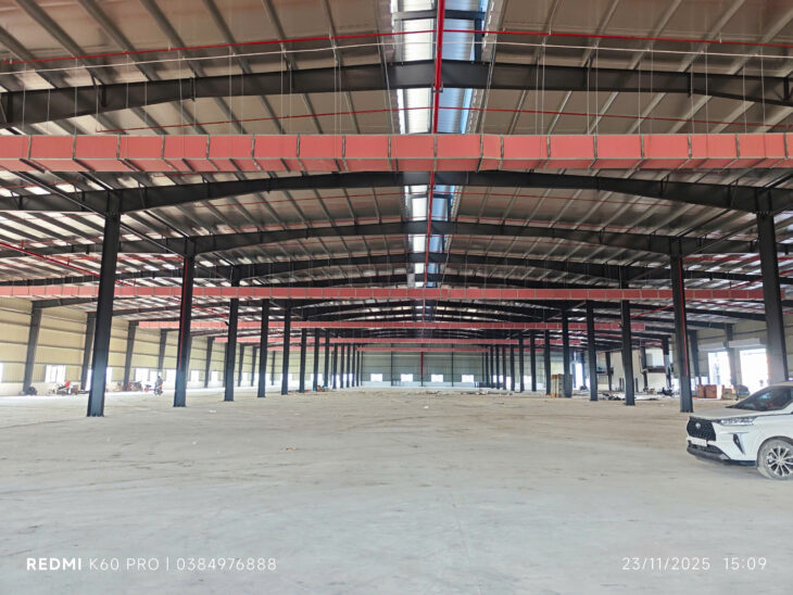 🏭 Cho thuê nhà xưởng KCN Bắc Ninh – Từ 2.000m² trở lên Xưởng 1 tầng,