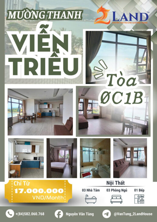 Mường Thanh Viễn Triều Tòa OC1B, gần các khu vực sầm uất – thuận tiện di chuyển.