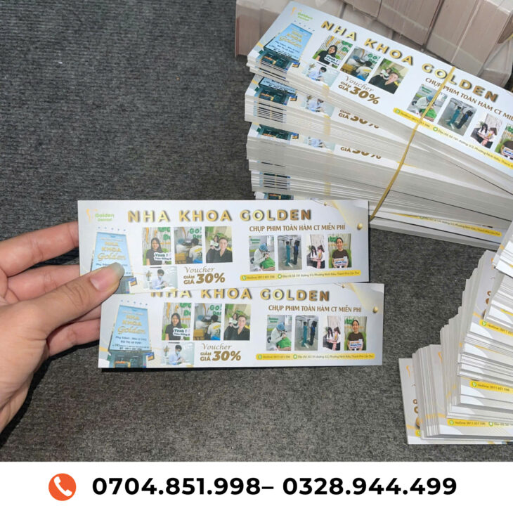 in voucher danh thiếp