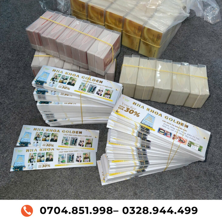 in voucher danh thiếp