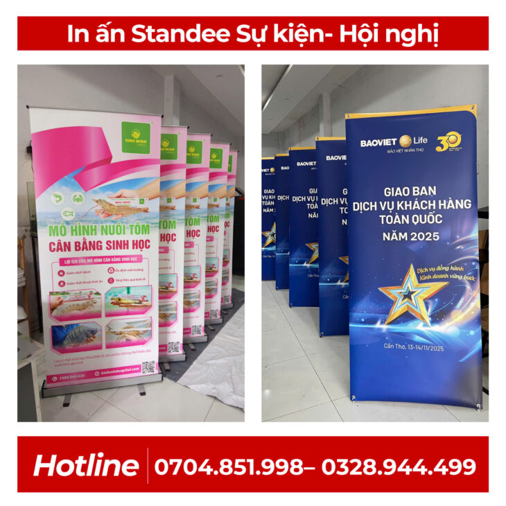 in standee cần thơ giá tốt