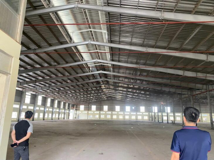 XT650 cho thuê xưởng sản xuất khung thép tiền chế, pháp lý đầy đủ giao xưởng liền