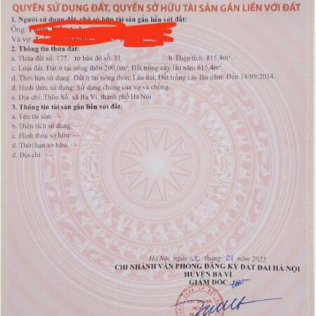 LÔ ĐẤT VỊ TRÍ ĐẸP- GIÁ TỐT chính chủ cần bán nhanh lô đất tiềm năng đầu tư tại xã Ba Vì, Tp Hà Nội LÔ ĐẤT VỊ TRÍ ĐẸP- GIÁ TỐT chính chủ cần bán nhanh lô đất tiềm năng đầu tư tại xã Ba Vì, Tp Hà Nội