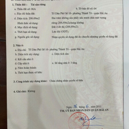 Bán gấp nhà mặt đường Ngô Gia Tự – 206m², mặt tiền 6.45m, giá rẻ 90tr/m² Bán gấp nhà mặt đường Ngô Gia Tự – 206m², mặt tiền 6.45m, giá rẻ 90tr/m²