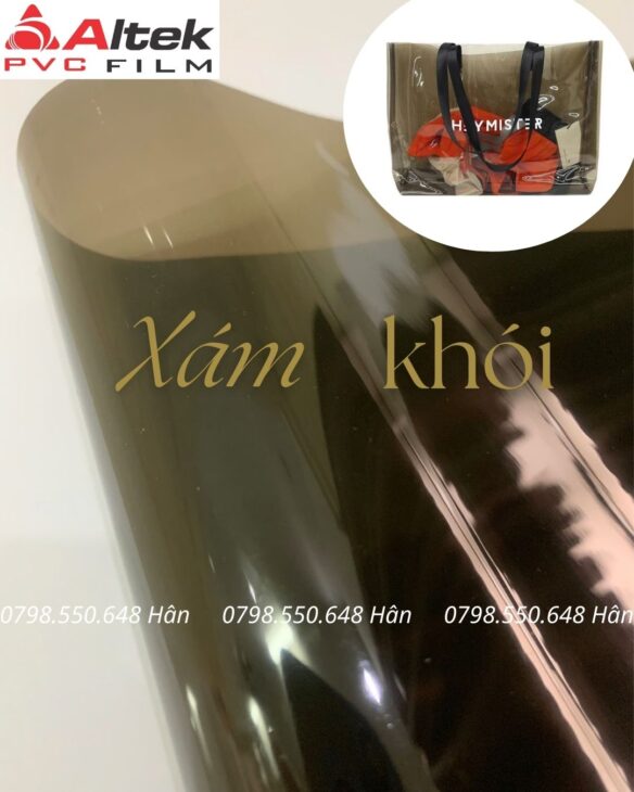 Màng nhựa PVC trong màu hàng sẵn tại kho