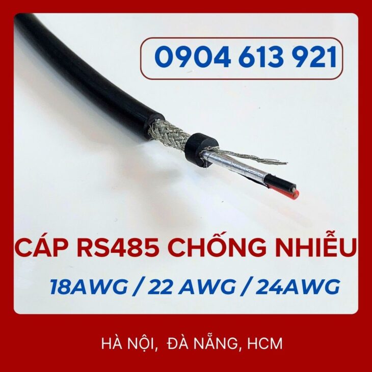 Cáp Rs485 chống nhiễu 1 pair 24AWG/22AWG/18AWG Altek Kabel