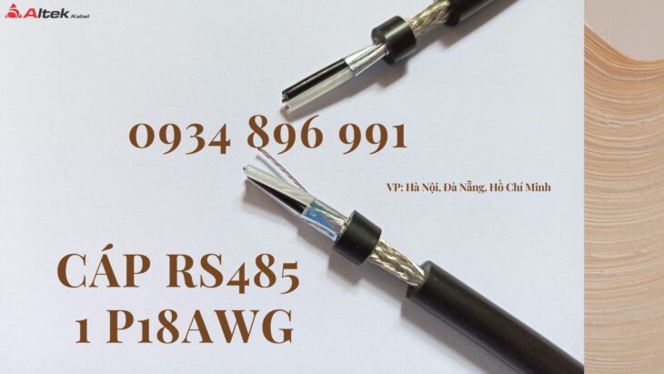CÁP TÍN HIỆU RS485 1 PAIR 22 AWG KHÁNH HÒA, BÌNH ĐỊNH, GIA LAI CÁP TÍN HIỆU RS485 1 PAIR 22 AWG KHÁNH HÒA, BÌNH ĐỊNH, GIA LAI