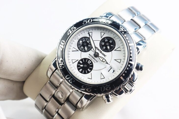 ĐH Nam : Montblanc Meisterstuck 7034 Automatic 6 Kim Chronograph Size 41mm, Fullbox…