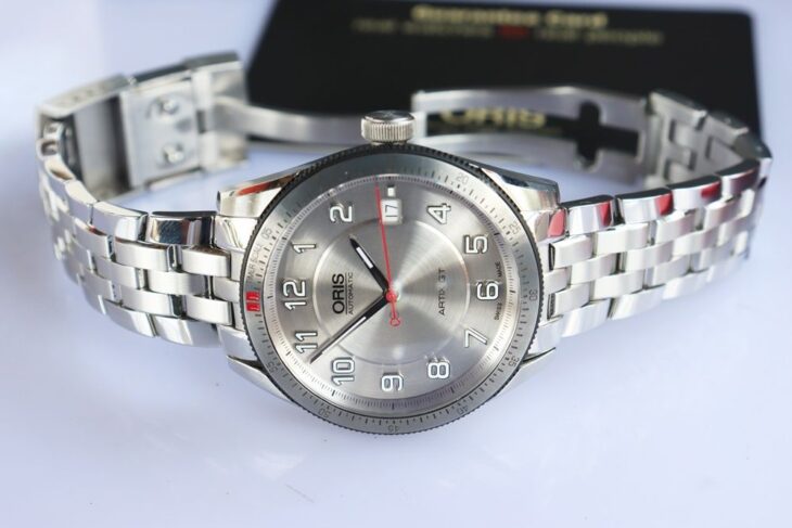 ĐH Nam : Oris Artix GT Day Date Automatic, Dial Grey, Số học trò – Size 37mm fullbox