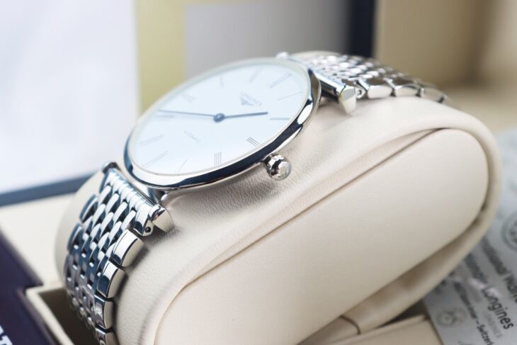 ĐH Nam : Longines La Grande L4.908.4.11.6 Automatic dây thép – Size 36mm fullbox…