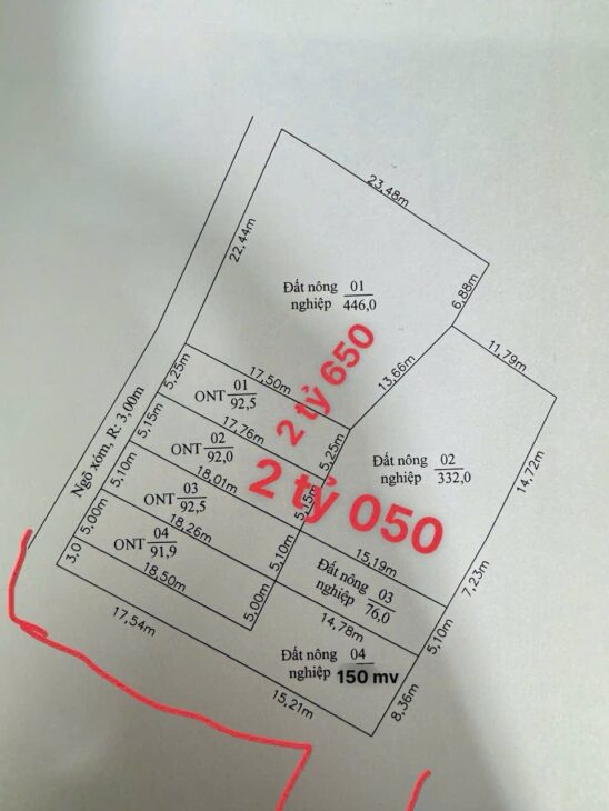 Lô to giá mềm – vào tiền chỉ 1.8xx tỷ, hàng hiếm Đoàn Xá ZALO 0567 222 555