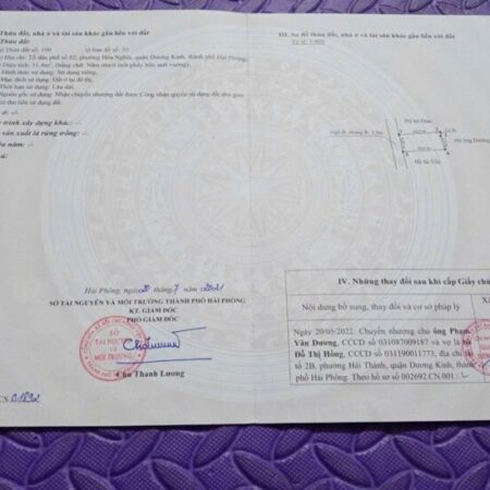 Lô đất 51,4m² – gần Vinhomes Dương Kinh – Giá chỉ 9xx triệu ZALO 0567 222 555