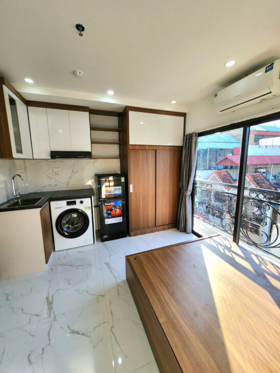 Cho Thuê Ccmn mới đẹp 100% thoáng sáng 203 Kim Ngưu, Hai Bà Trưng