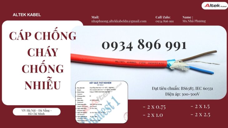 CÁP ĐIỀU KHIỂN 3 X 1.0 MM2 SH-500 THANH HÓA, NGHỆ AN, HÀ TĨNH.