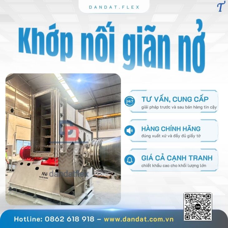Khớp giãn nở bằng vải chịu nhiệt/Khớp giãn nở dẫn khí CO/ Khớp nối giãn nở chịu nhiệt cao