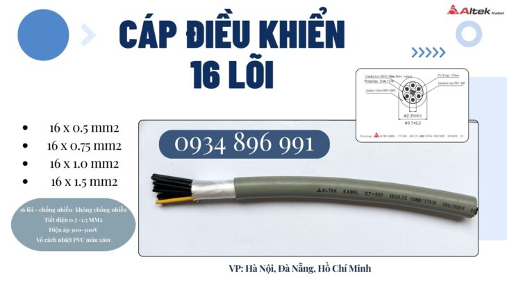 Cáp Tín Hiệu 20x 0.5 Mm2 Chống Nhiễu Đà Nẵng, Hà Nội, Hồ Chí Minh